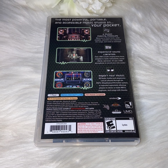 Sony PSP : Traxxpad: Portable Studio Complete In Box - Picture 4 of 10